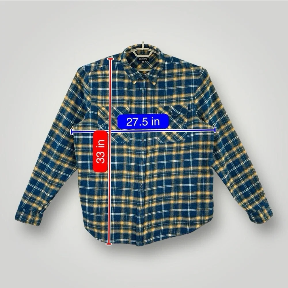 True Religion Plaid Flannel Shirt‎ Mens 3XL Western Horseshoe Logo Long Sleeves
